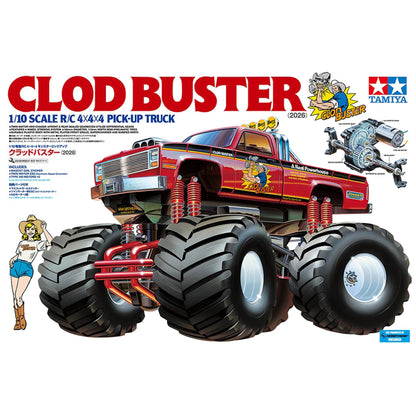 1/10 Clod Buster 4x4 Monster Truck Kit (2026)