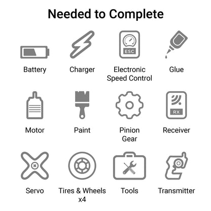 22X-4 2.0 DC Race Kit: 1/10 4WD Buggy