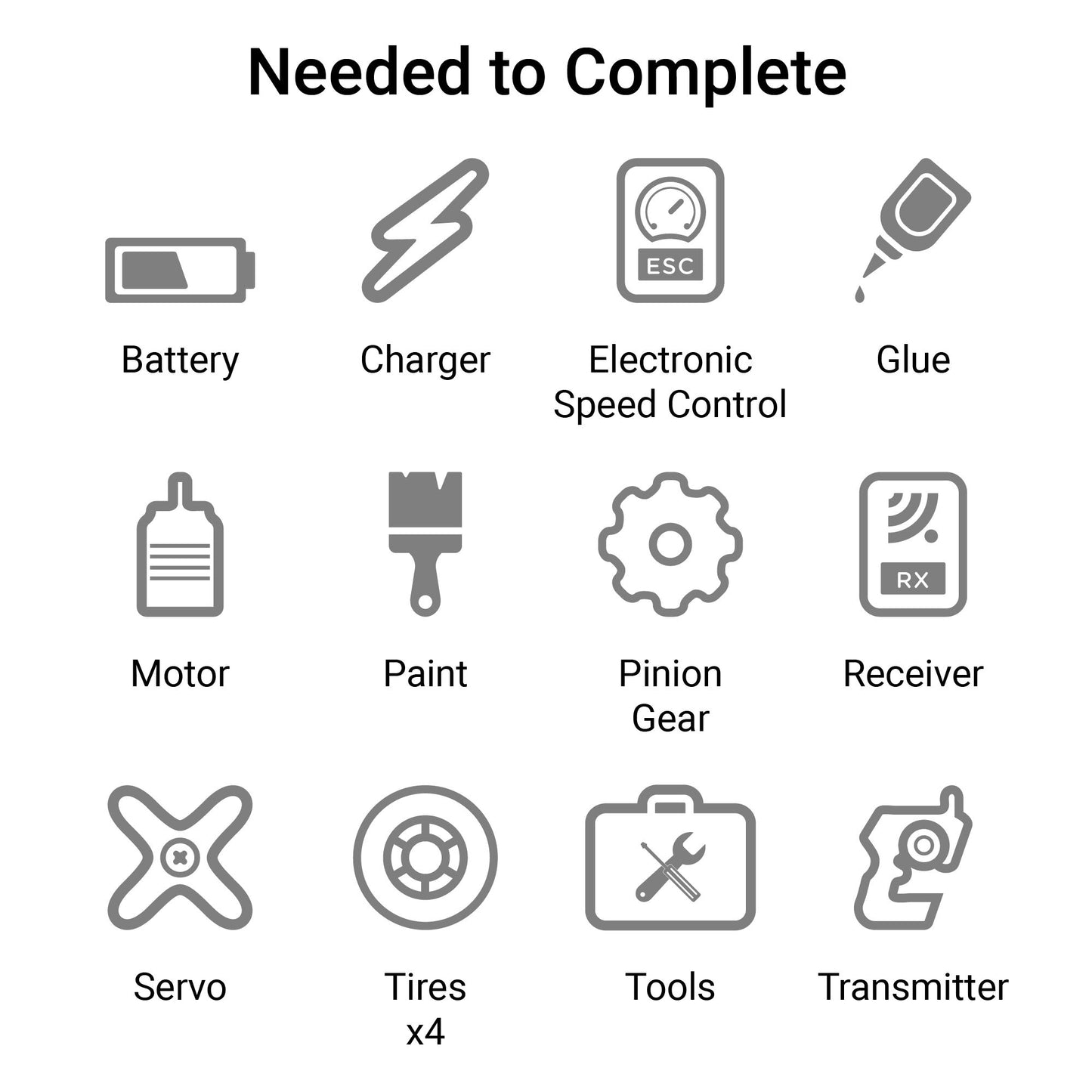 8IGHT-X/E 2.0 Combo Race Kit:1/8 4WD Nit/El Buggy