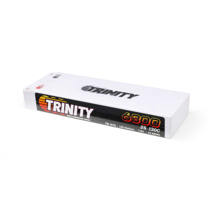 7.6V 6300mAh 2S 130C Stick LiPo Battery: 5mm Bullets