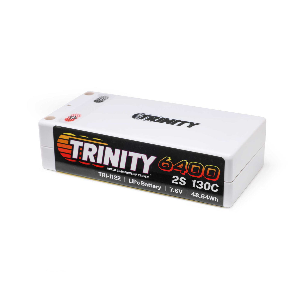 7.6V 6400mAh 2S 130C Shorty LiPo Battery: 5mm Bullets
