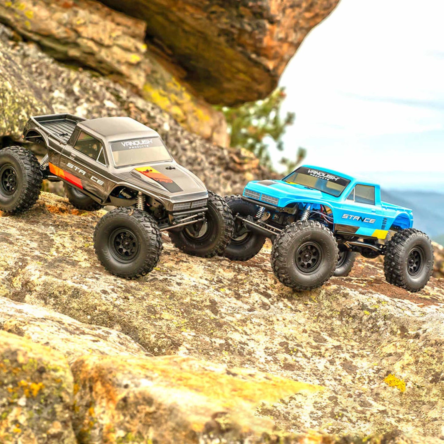 Vanquish 1/10 VRD Stance Brushed Rock Crawler RTR, Progress Blue