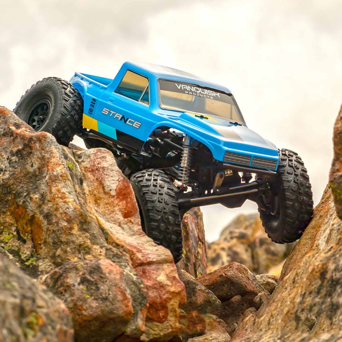 Vanquish 1/10 VRD Stance Brushed Rock Crawler RTR, Progress Blue