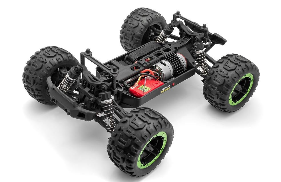 Slyder 1/16th RTR 4WD Electric Monster Truck - Green - Dirt Cheap RC SAVING YOU MONEY, ONE PART AT A TIME