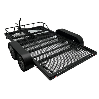 Bold R/C - 1/10 Scale Full Metal Car Hauler Trailer with LED Lights