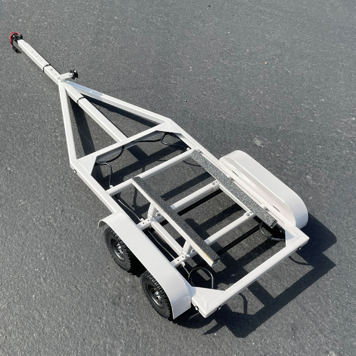 1/10 Scale Boat Trailer with LED Lights (White)