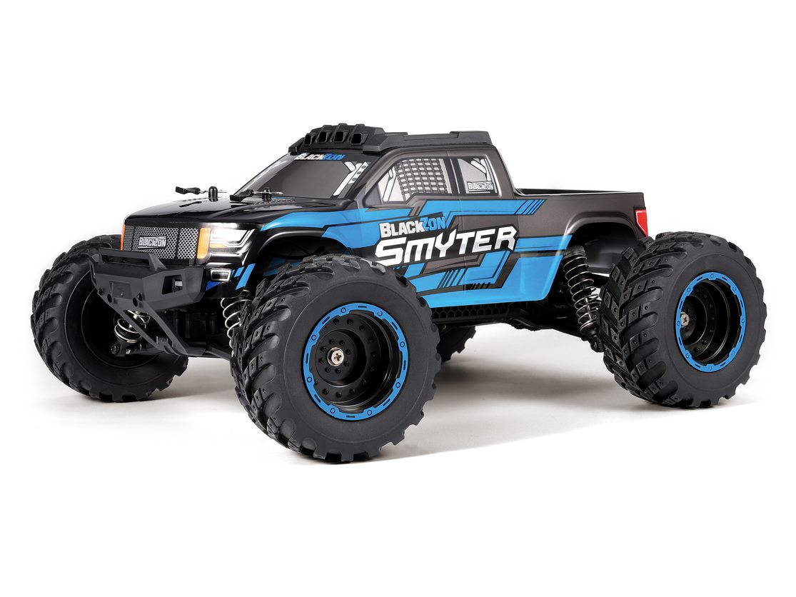 BlackZon - Smyter MT 1/12 4WD Electric Monster Truck - Blue