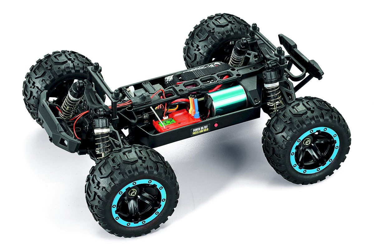 Slyder MT Turbo 1/16 4WD 2S Brushless Monster Truck - Blue