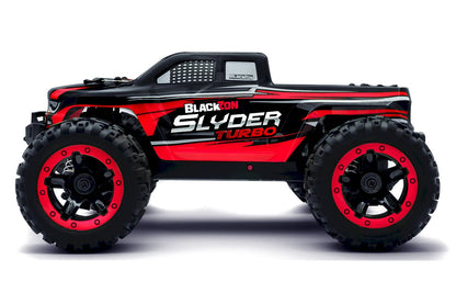 BlackZon - Slyder MT Turbo 1/16 4WD 2S Brushless Monster Truck - Red