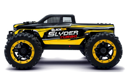 BlackZon - Slyder MT Turbo 1/16 4WD 2S Brushless Monster Truck - Yell