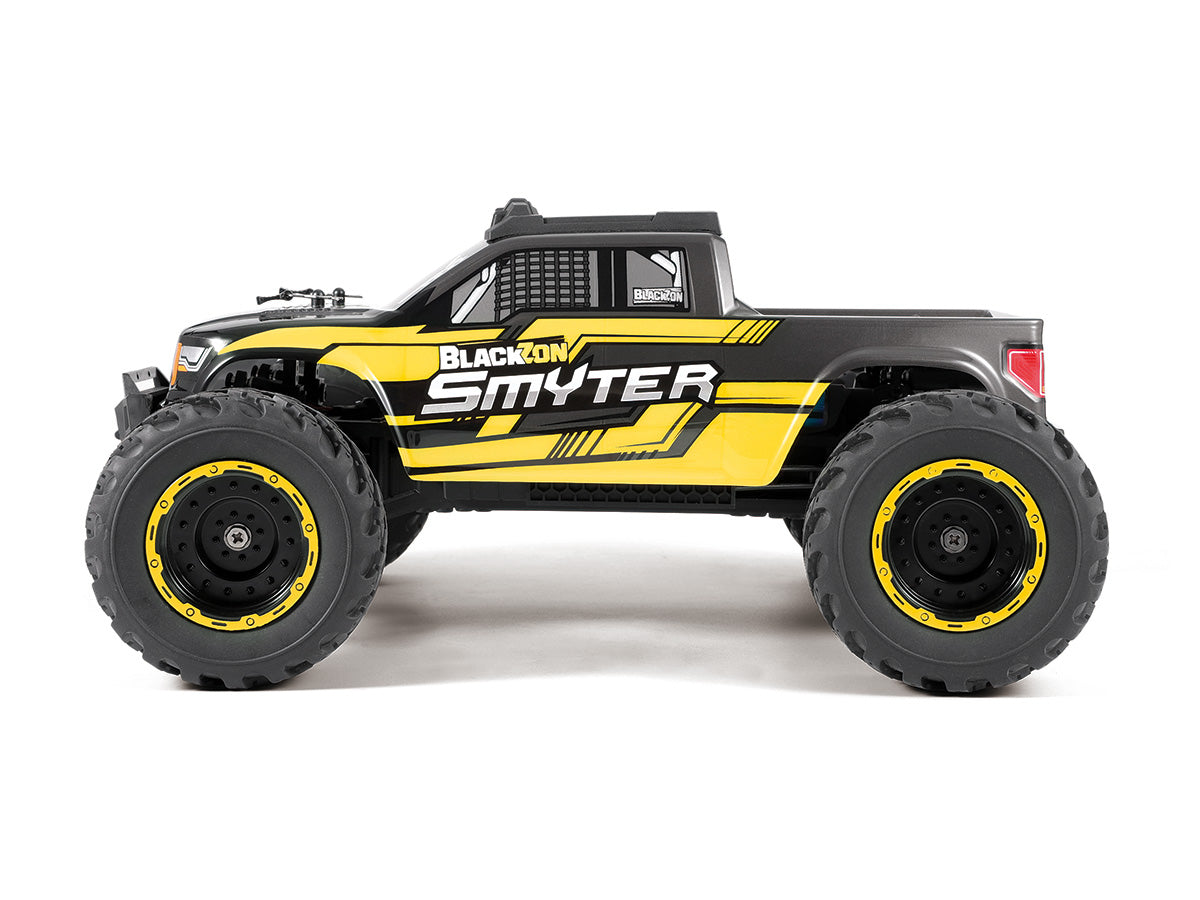 BlackZon - Smyter MT 1/12 4WD Electric Monster Truck - Yellow, RTR