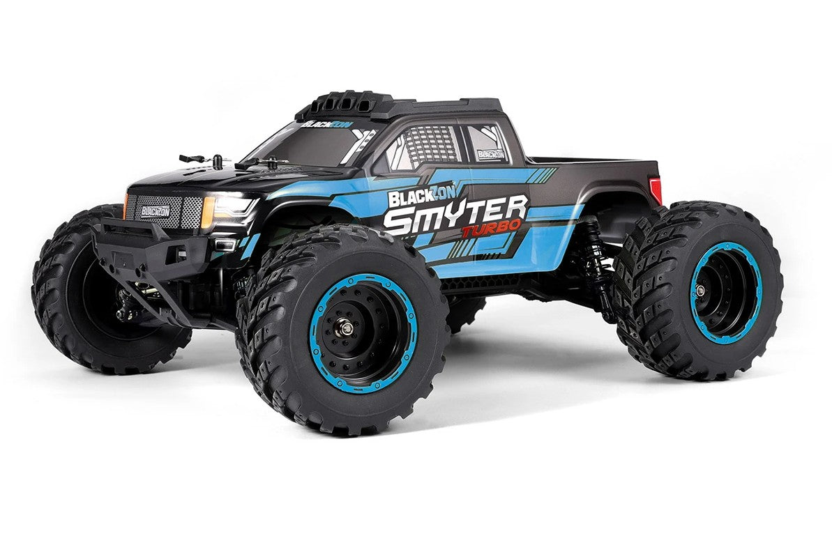 BlackZon - Smyter MT Turbo 1/12 4WD RTR 3S BL Monster Truck - Blue