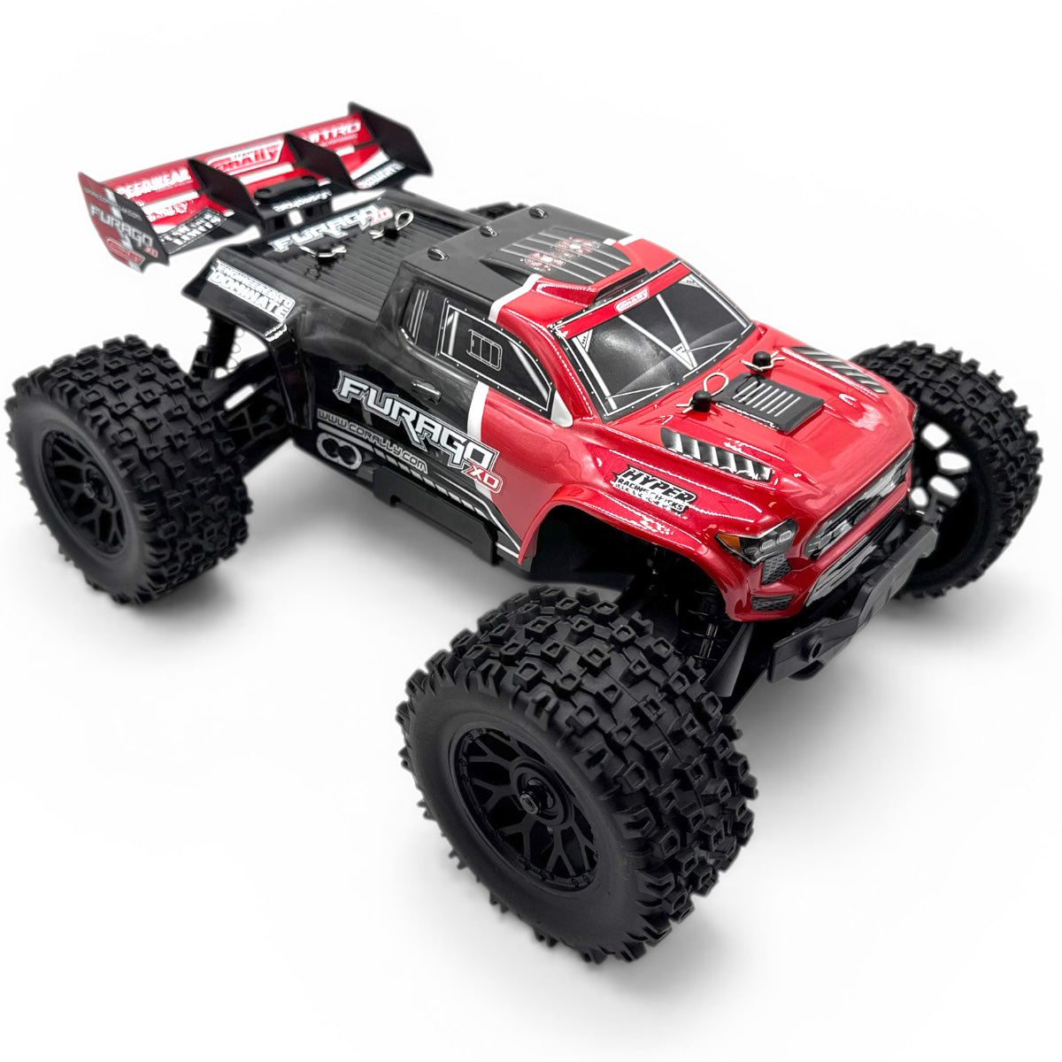 Corally - Furago XD 4WD 2S Small Scale, RTR Monster Truck, Red