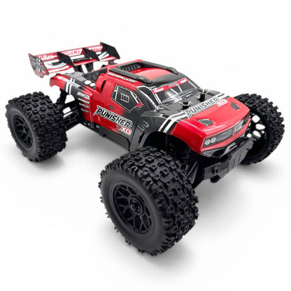 Corally - Punisher XD 4WD 2S Small Scale RTR Monster Truck, Red