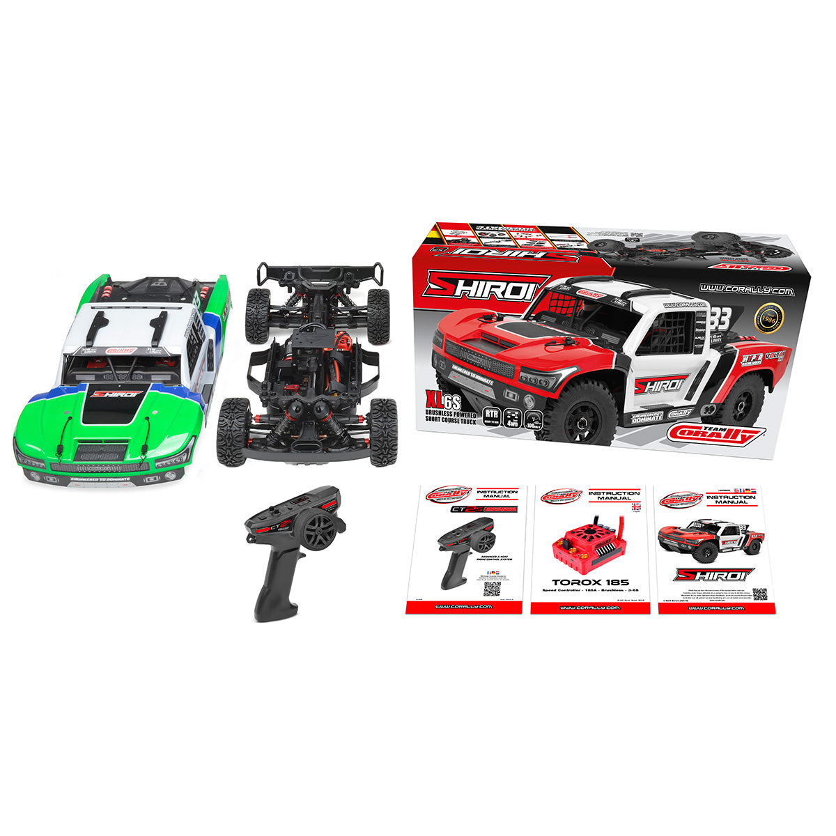 Shiroi XP6 1/8 6S Short Course Truck, RTR Version, Green