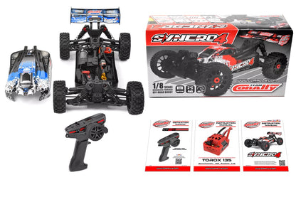 Corally - Syncro-4 1/8 4S Brushless Off Road Buggy, RTR, Blue
