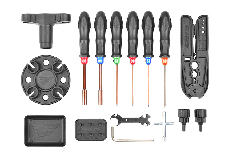 Corally - RC Car Tool Set - Includes. Tool Bag - 16pcs Total