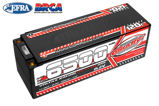 6500mAh 15.2v 4S 120C Voltax Hardcase Lipo Battery - 5mm