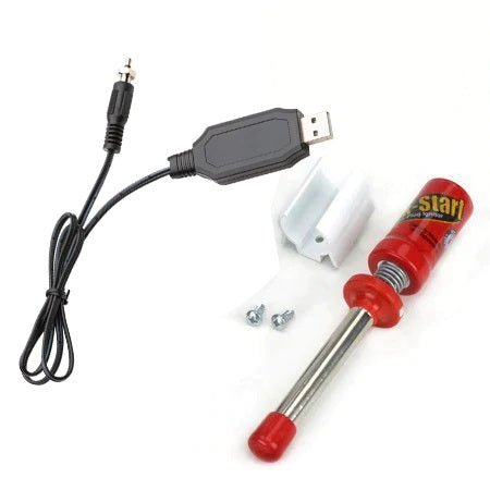 Dubro - Kwik Start Long Reach Glo Plug Ignitor with USB Charger