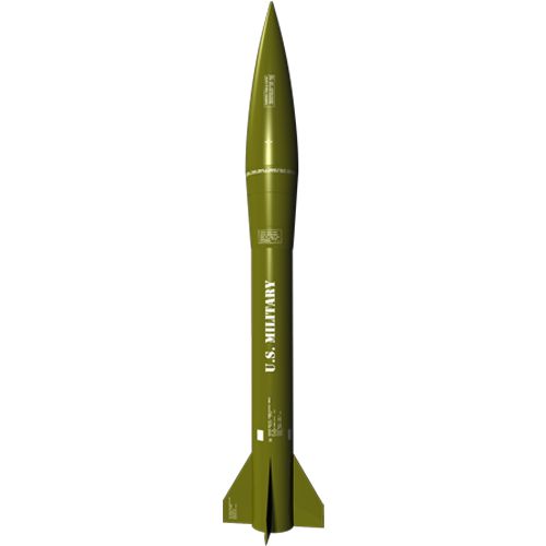 Mini Honest John Model Rocket Kit, Skill Level 1