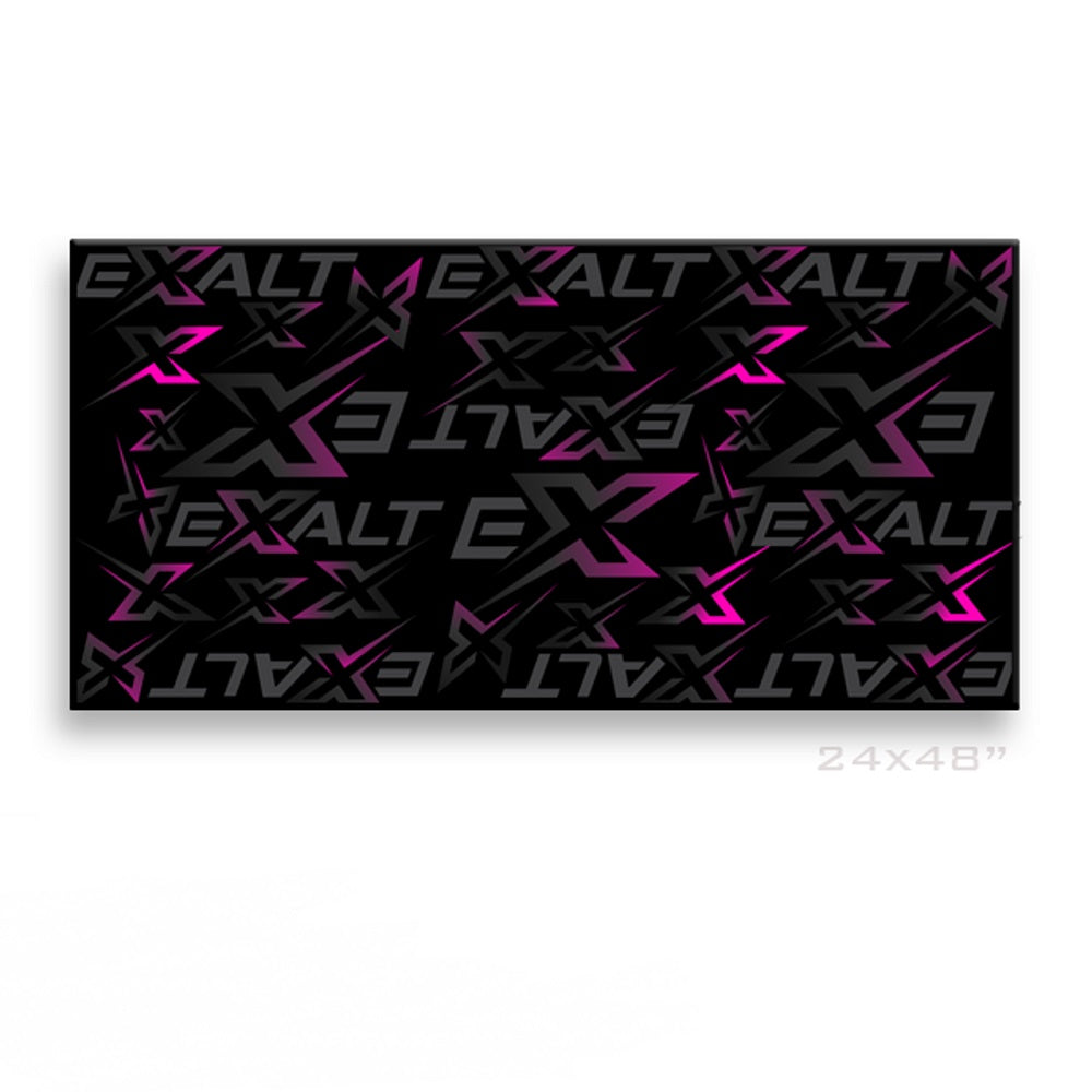 Exalt - Team Exalt Pit Mat w/ Stitched End, 24 x 48in