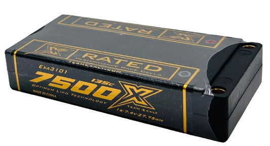 1S 3.7V 7500MAH 135C X-Rated LiPo Battery Series