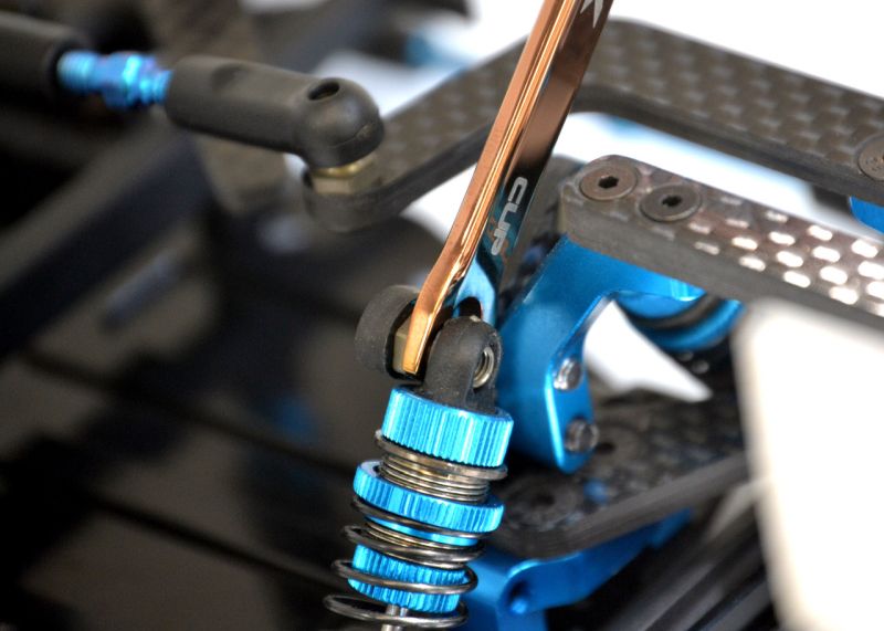 4mm Turnbuckle Wrench w/4.75 Cup Popper, Polished Steel