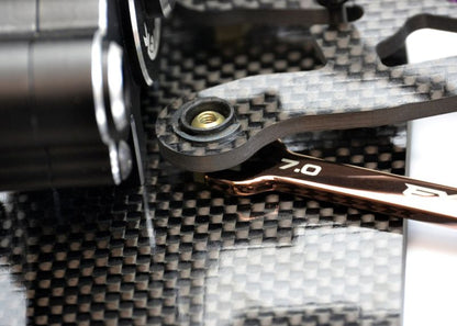 5.5 / 7.0mm Nut Wrench, Polished Steel