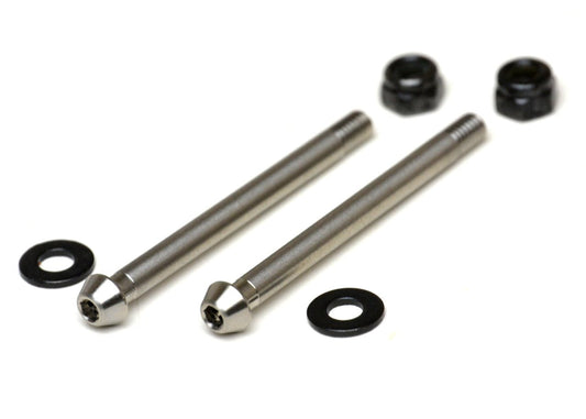 Locking Hinge Pins, Rear, Titanium, (2pcs)