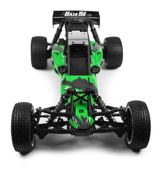 HPI Racing - 1/5 Scale Baja 5B Flux 2WD Electric Desert Buggy SBK with Clear Body (No Electronics)