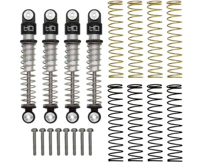 Hot Racing - Aluminum Threaded Long Travel Shocks, for Axial SCX24