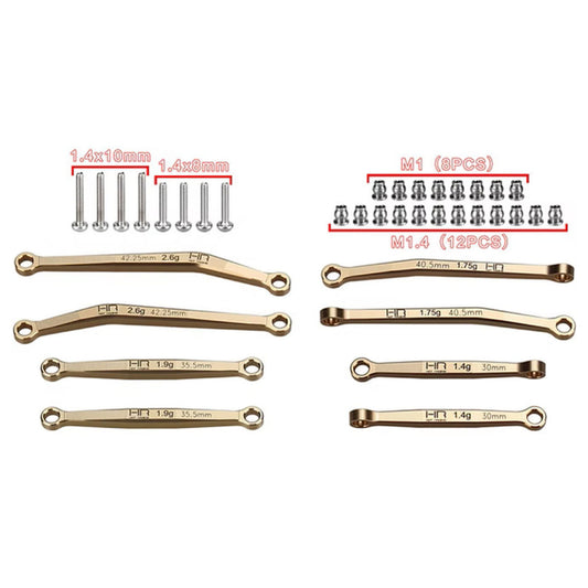No Flex Upgrade Brass Link Set, SCX30