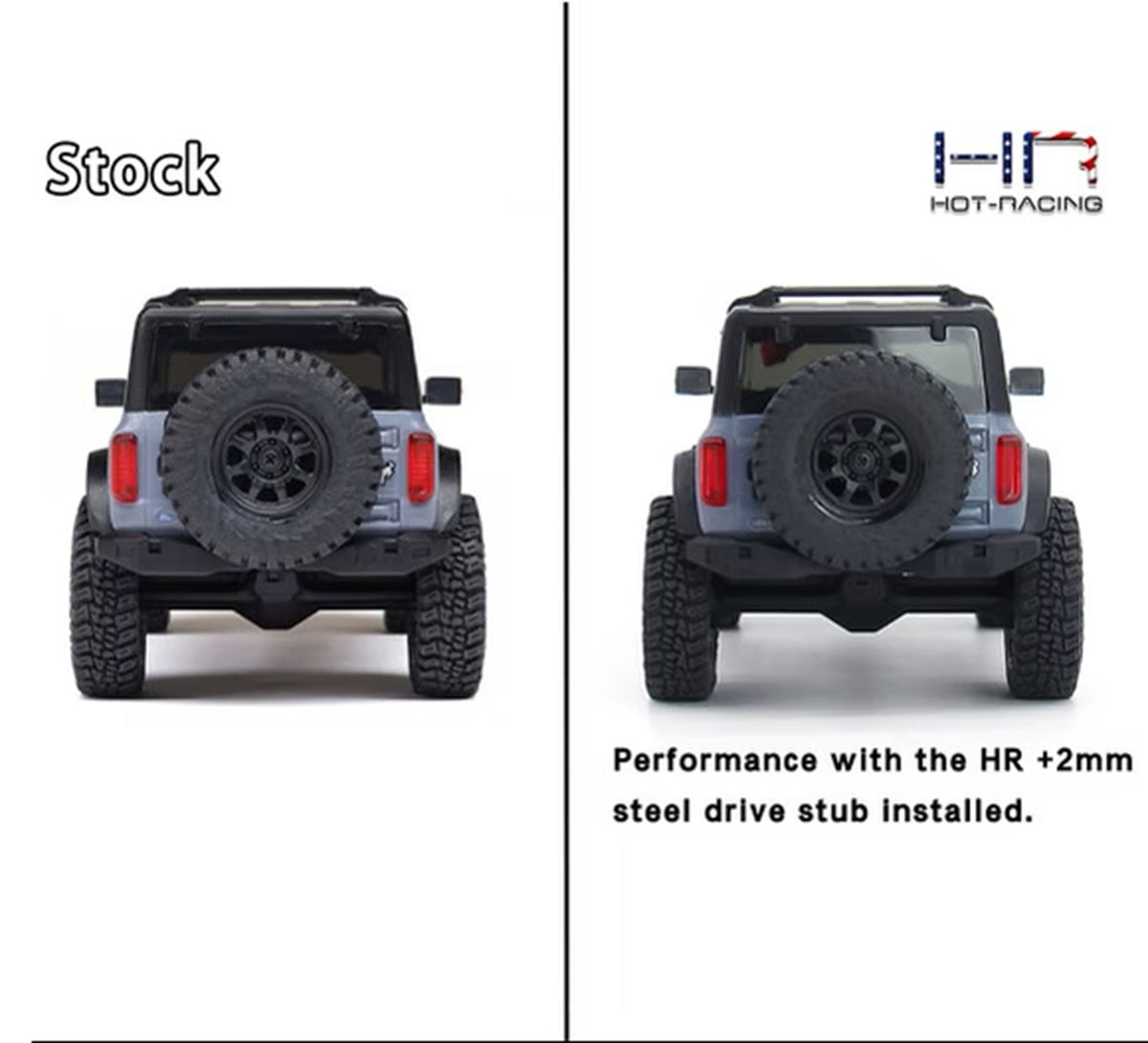 +2mm Steel Drive Stub, SCX30