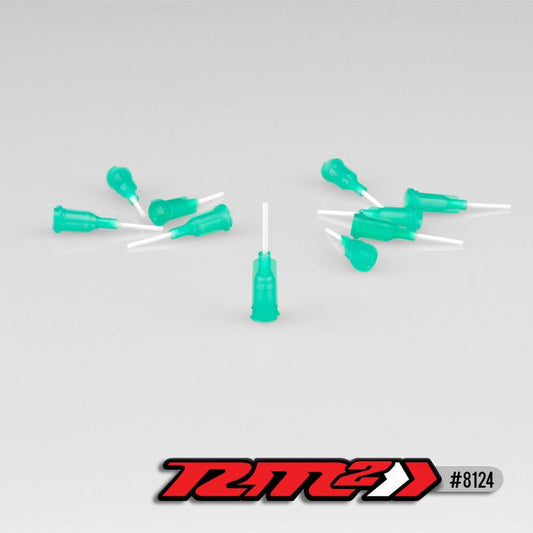 J Concepts - Glue Tip Needles, Medium Bore, Green (10pcs)