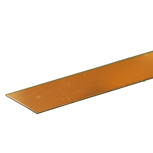 Brass Strip: 0.016" Thick x 1" Wide x 12" Long