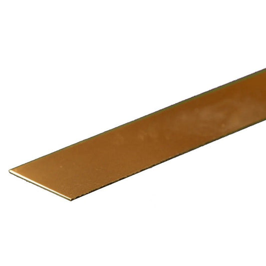 Brass Strip: 0.016" Thick x 3/4" Wide x 12" Long