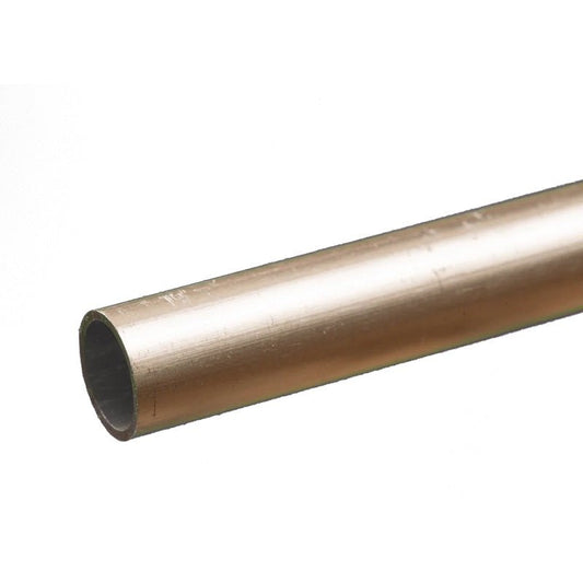 Round Aluminum Tube: 7/16" OD x 0.035" Wall x 12" Long