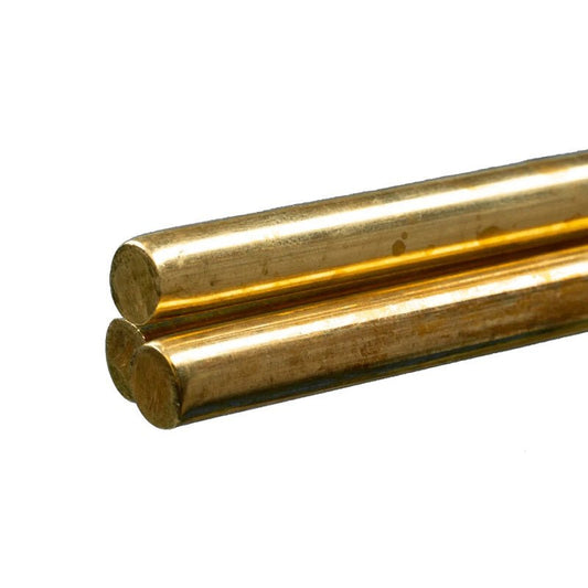 Round Brass Rod: 5/16" OD x 36" Long