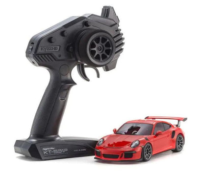 Kyosho - Mini-Z RWD Porsche 911 GTR RS MR-04 Readyset, Lavaorange