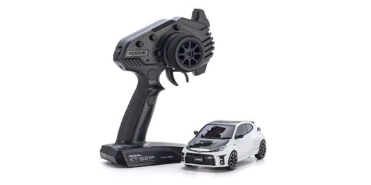 Kyosho - MINI-Z AWD Toyota GRMN Yaris Rally Package Platinum White