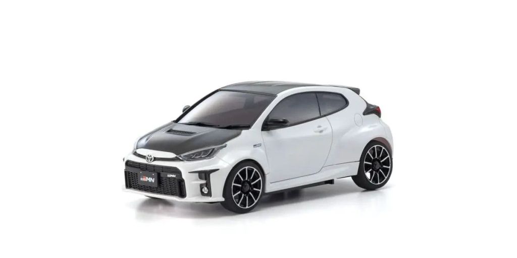 Kyosho - MINI-Z AWD Toyota GRMN Yaris Rally Package Platinum White