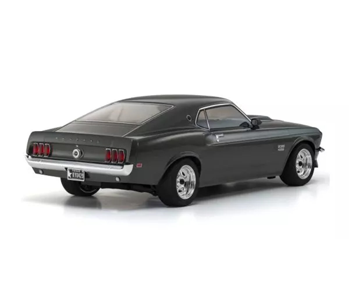 Kyosho - 1:10 EP 4WD 1969 Ford Mustang Boss 429 Black Jade Readyset