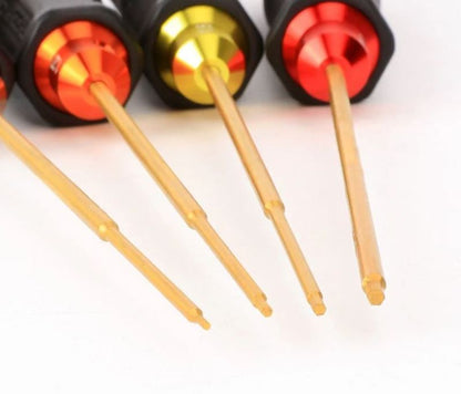 Method R/C Tools - 4 Piece Metric Hex Driver Set (0.9, 1.27/0.05", 1.5, 2.0mm)