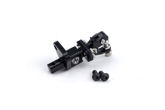 Power Hobby - Aluminum Tow Hook Trailer Hitch, Black, for TRX-4M