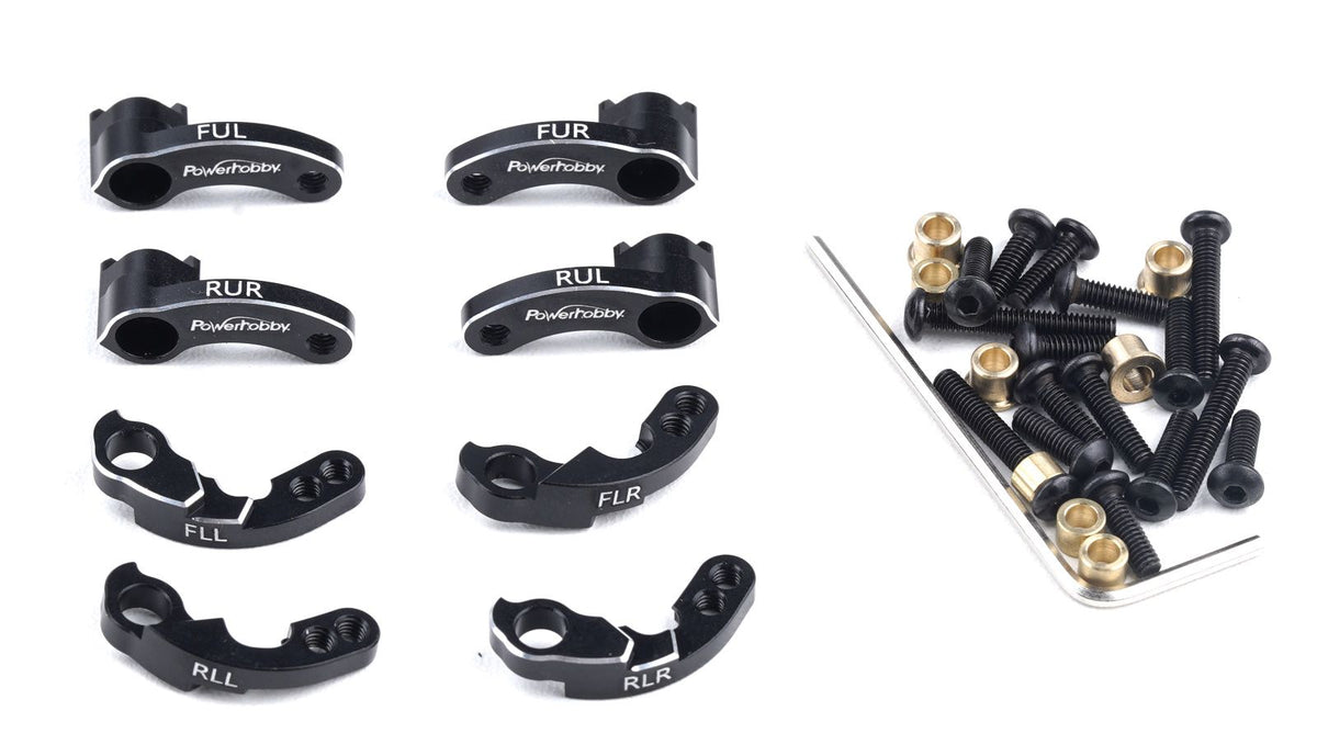 Power Hobby - Aluminum RC Shock Flex Blades, for Traxxas TRX-4M