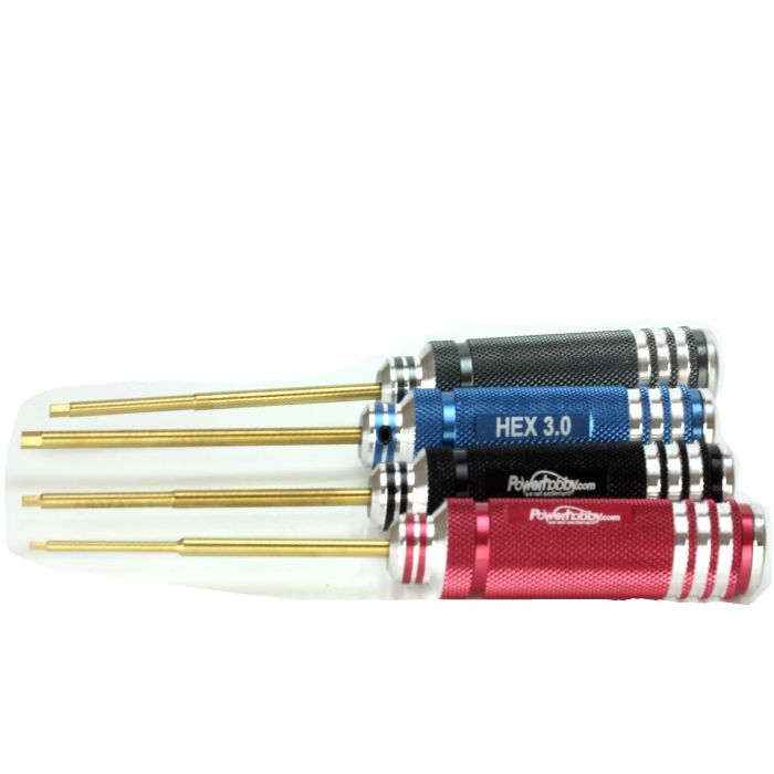 Power Hobby - Power Hobby Magnetic Hex Drive Wrench Set - Metric (4)