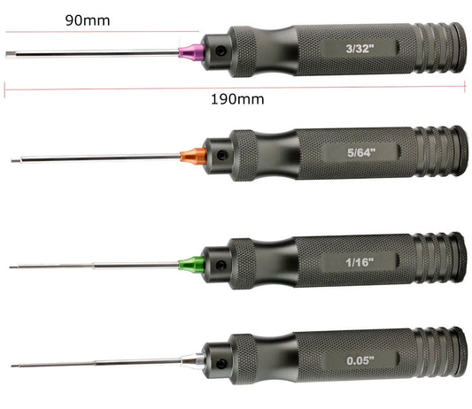 Power Hobby - Pro Series Magnetized Hex Tool Set Standard 0.05", 1/16",