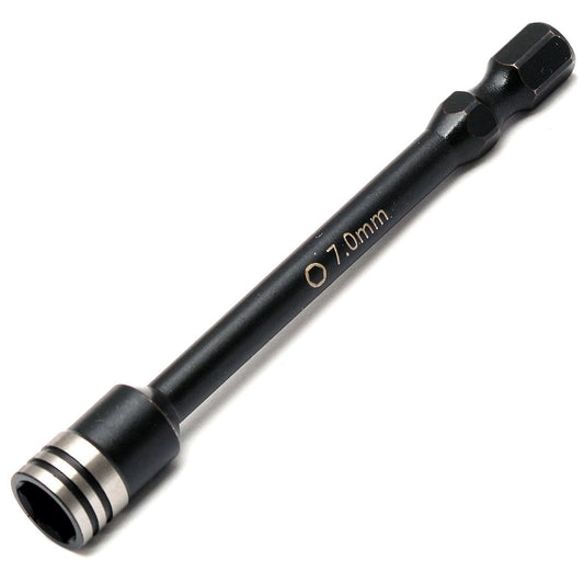 Power Hobby - Nut Driver Bit 7.0mm 1/4" Steel Drive Tip 7mm