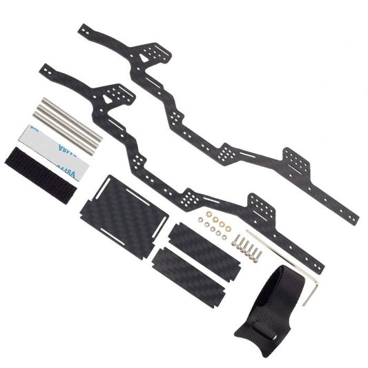 Power Hobby - LCG Carbon Fiber Chassis, for Axial SCX24 Jeep / Bronco /