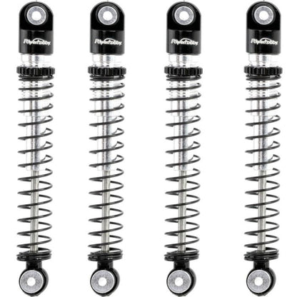 Power Hobby - 1/24 Aluminum 54mm Long Travel Shocks, Black, for Axial SCX24
